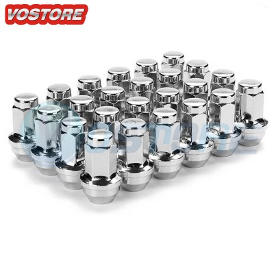 24 Хромированные Гайки 14X2 для Ford F-150/250/350 Expediton Excursion 2004-2014.
