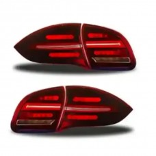 SJC LED Taillight Rear Lamp Assembly Upgrade For Porsche Cayenne 958 2011 2012 2013 2014 DRL Dynami Signal Brake Lights