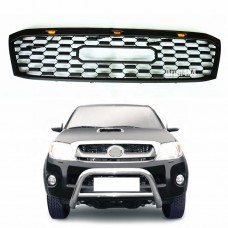 Решетка радиатора для Toyota HILUX VIGO 2004-2011, черный ABS пластик