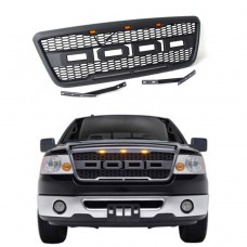 Решетка радиатора ORUN для Ford F150 2004-2008, матовый черный