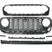 Новая передняя решетка для Jeep Wrangler JL. Матово-чер