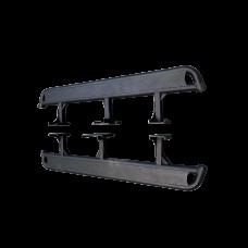 Боковые Подножки для Toyota Fj Cruiser, Стальные, Черного Цвета