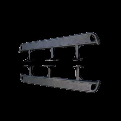 Боковые подножки для Toyota FJ Cruiser, стальные, черно
