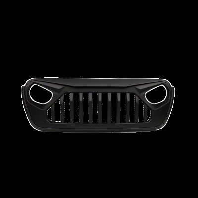 Решетка для Jeep Wrangler JL Rubicon 2018+, черная ABS