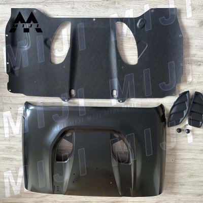 Капот двигателя Steel Black для Jeep Wrangler JK - стил