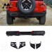 Бампер Miji Plastic для Jeep Wrangler, черный, с датчик