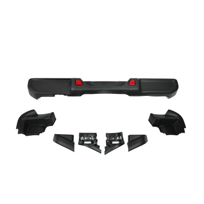 Бампер Miji Plastic для Jeep Wrangler, черный, с датчик