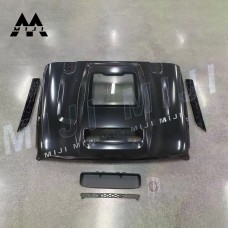 Крышка Капота Двигателя для Jeep Wrangler Jk Jl Jt, Черного Цвета, Модифицированная