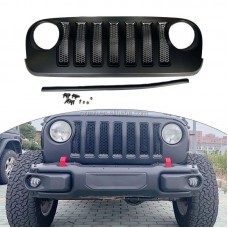 Решетка Радиатора Miji Abs Offroad для Jeep Wrangler Jk, Черная, Сетчатая