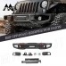 Передний бампер Jeep Wrangler черный стальной - новый!