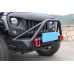 Передний бампер Jeep Wrangler JK черный стальной. Новый