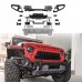 Передний бампер для Jeep Wrangler JL Upgrade 4x4, черно