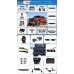 Подножки ROS для Ford Bronco 2021, стильные внедорожные