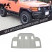 Капот двигателя Toyota Tundra, серебристый стальной - н