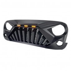 Решетка Miji с Led-подсветкой для Jeep Wrangler Jk, Черная из Абс-пластика