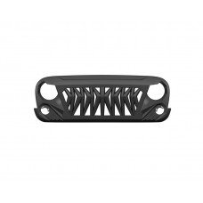 Решетка Радиатора Shark Abs для Jeep Wrangler Jk, Черный, Кузовные Детали.