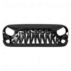 Передняя Решетка Shark для Jeep Wrangler Черного Цвета