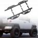 Боковая подножка Toyota FJ Cruiser черного цвета, из ал