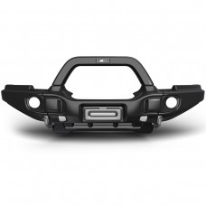 Новый Укороченный Передний Бампер для Jeep Wrangler и Gladiator, Защитные Дуги, Черная Грунтовка, Сталь.