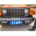 Решетка радиатора Jeep Wrangler черного цвета из ABS - 