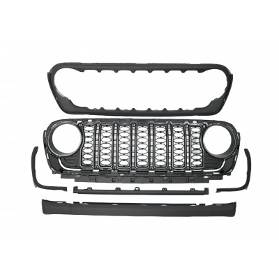 Пластиковая решетка радиатора для Jeep Wrangler JK, сти