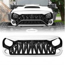 Передняя Решетка Shark Grille для Jeep Wrangler и Gladiator - Стильный Аксессуар для Экстерьера!