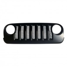Решетка Радиатора Abs Mesh для Jeep Wrangler Jk, Стильное Обновление До Jl, Черного Цвета.