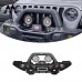 Передний бампер Jeep Wrangler JK, сталь, черный. Новинк