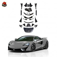 Комплект Кузова из Углеродного Волокна для Mclaren 540c 570s – Стильный Апгрейд в Черном Цвете