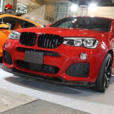 Передняя Губа из Углеродного Волокна для Bmw X3 X4 - Стиль и Прочность в Черном Цвете!