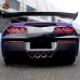 Задний диффузор Chevrolet Corvette C7, карбон, стильный