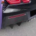 Задний диффузор Chevrolet Corvette C7, карбон, стильный