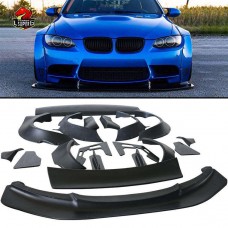 Комплект Широкого Кузова Lb Style Frp для Bmw 3 Серии E92 E93 - Стиль и Динамика в Черном!
