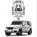 Обвес в стиле AMG для Mercedes-Benz G-klasse W463/W464,