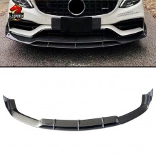 Передний Бампер B-стиля для Mercedes-benz C-класса из Углеродного Волокна - Черный и Стильный!