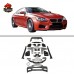 Бампер M6 для BMW 6 серии, черный, карбон