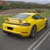 Задний диффузор Porsche Cayman 718 в стиле GT4, углерод