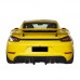 Задний диффузор Porsche Cayman 718 в стиле GT4, углерод
