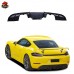 Диффузор из углеродного волокна для Porsche Cayman 718 