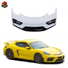 Обвес Переднего Бампера Porsche Cayman 718 в Стиле Gt-4 из Углеродного Волокна