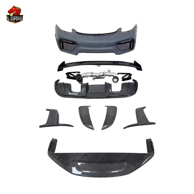 Обвес GT-4 RS Style для Porsche 718 Boxster, Черный пла