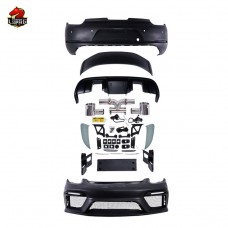 Обвес Porsche 987 Carbon: Передний и Задний Бампер, Боковые Спойлеры, Насадки Gt4.