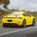 Диффузор заднего бампера Porsche 718 в стиле GT-4 из ка
