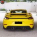 Диффузор Porsche 718 Boxster в стиле GT-4 из углеродног