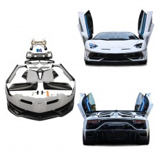 Комплект Кузова из Углеродного Волокна для Lamborghini Aventador в Черном Цвете.