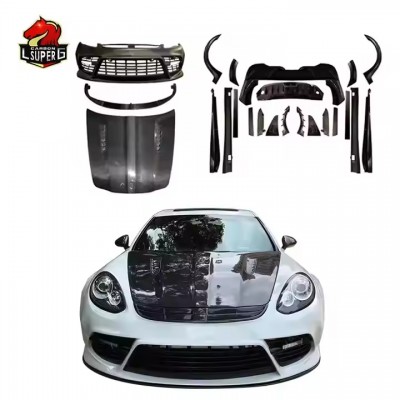 Бамперы Porsche Cayenne из углеродного волокна, Черный 