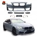 Бампер в стиле F10 M4 для BMW 5 серии F10 F18, черный, 