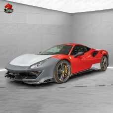 Комплект Кузова из Углеродного Волокна для Ferrari 488 - Черный и Стильный!