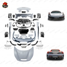 Детали  Углеродного Волокна для Ferrari 488 - Стиль P, Неокрашенные.