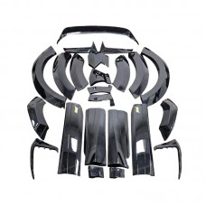 Комплект Обвеса для Audi Q7 из Стеклопластика, Черный, Рестайлинг